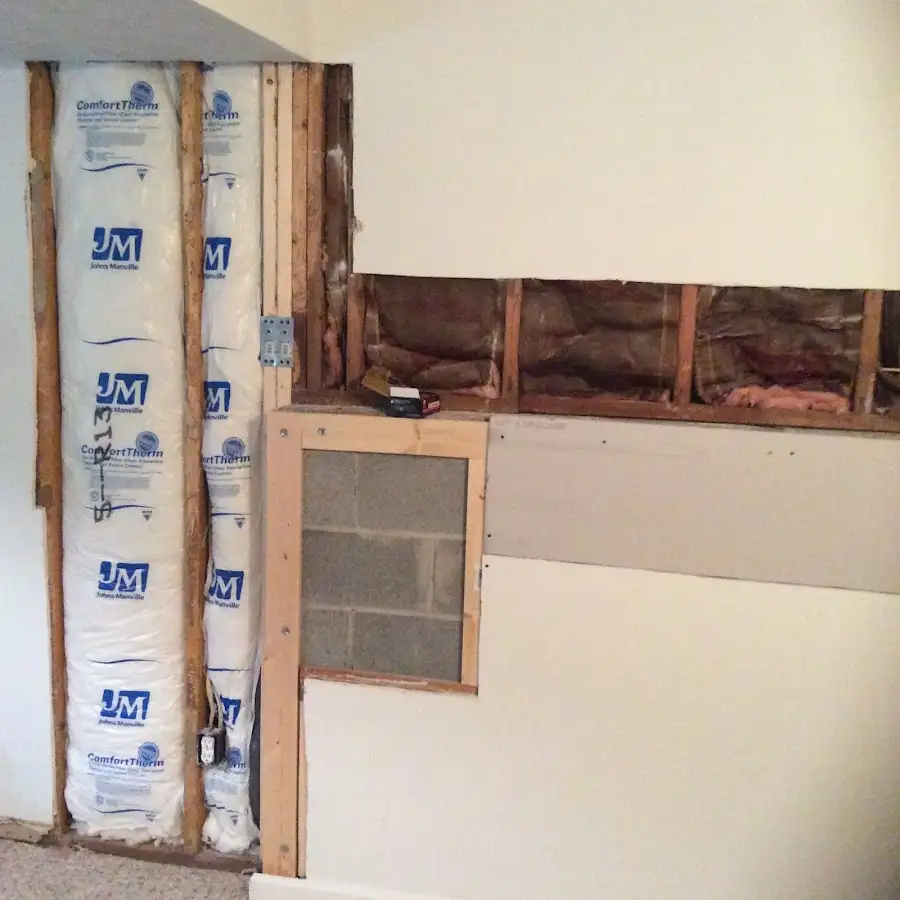 Wall insulation replacement during Odor Removal & Deodorization in Taylor